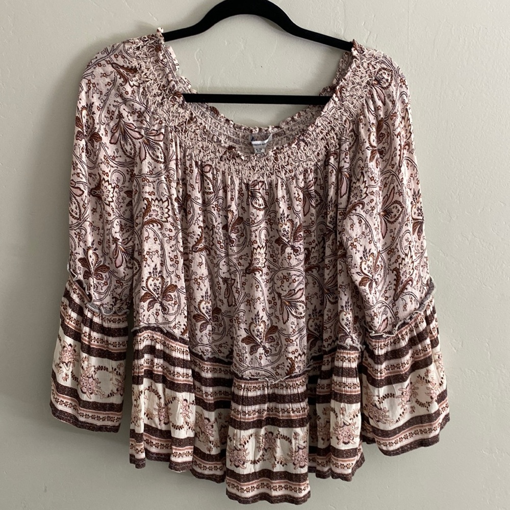 American eagle off the shoulder top